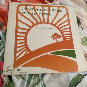 The Vocaltones Meet The Sparks Of Rhythm LP 33 Rpm Apollo Records AP-1001